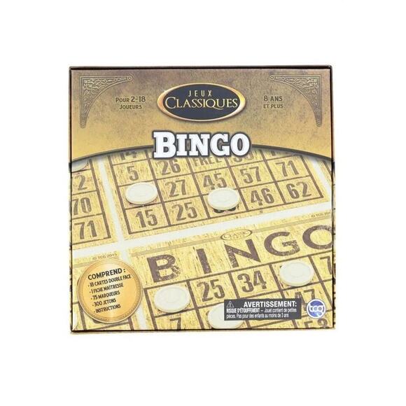 Classic Games Wood Bingo Set - Picture 8 of 8